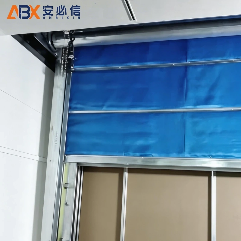 伊春软帘堆积门项目案例｜安必信工业门厂家